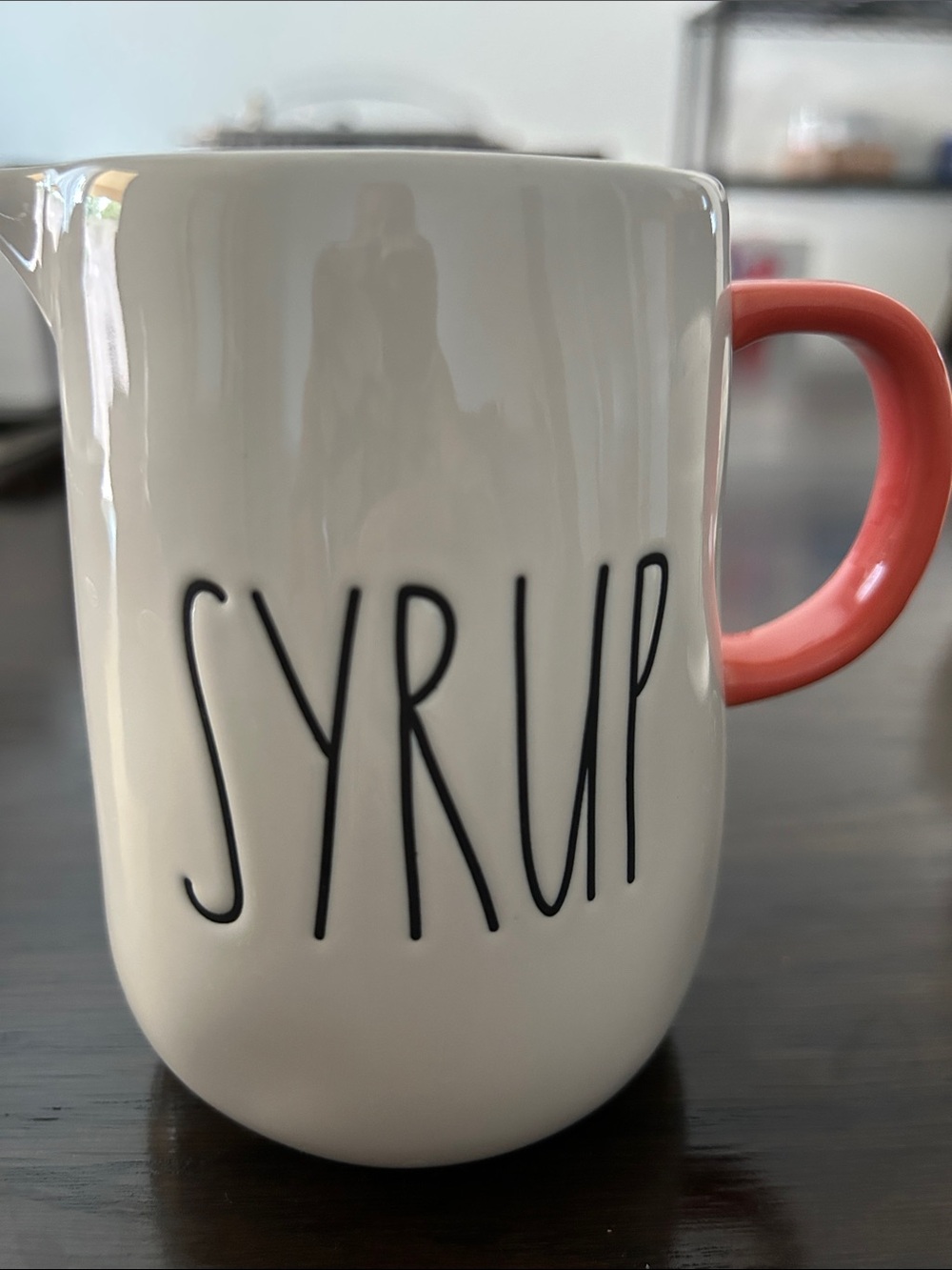 Rae Dunn Syrup pitcher